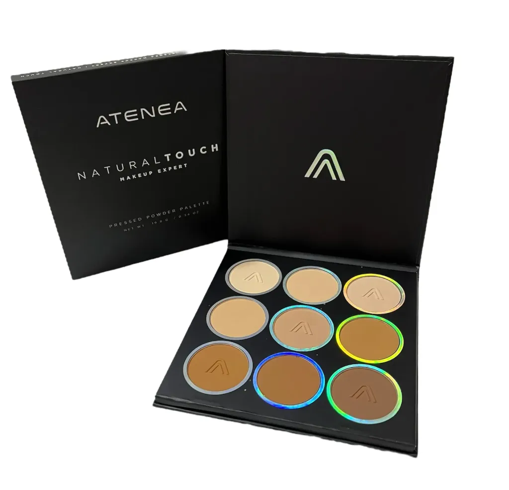 PALETA POLVOS COMPACTOS X9 TONOS ATENEA