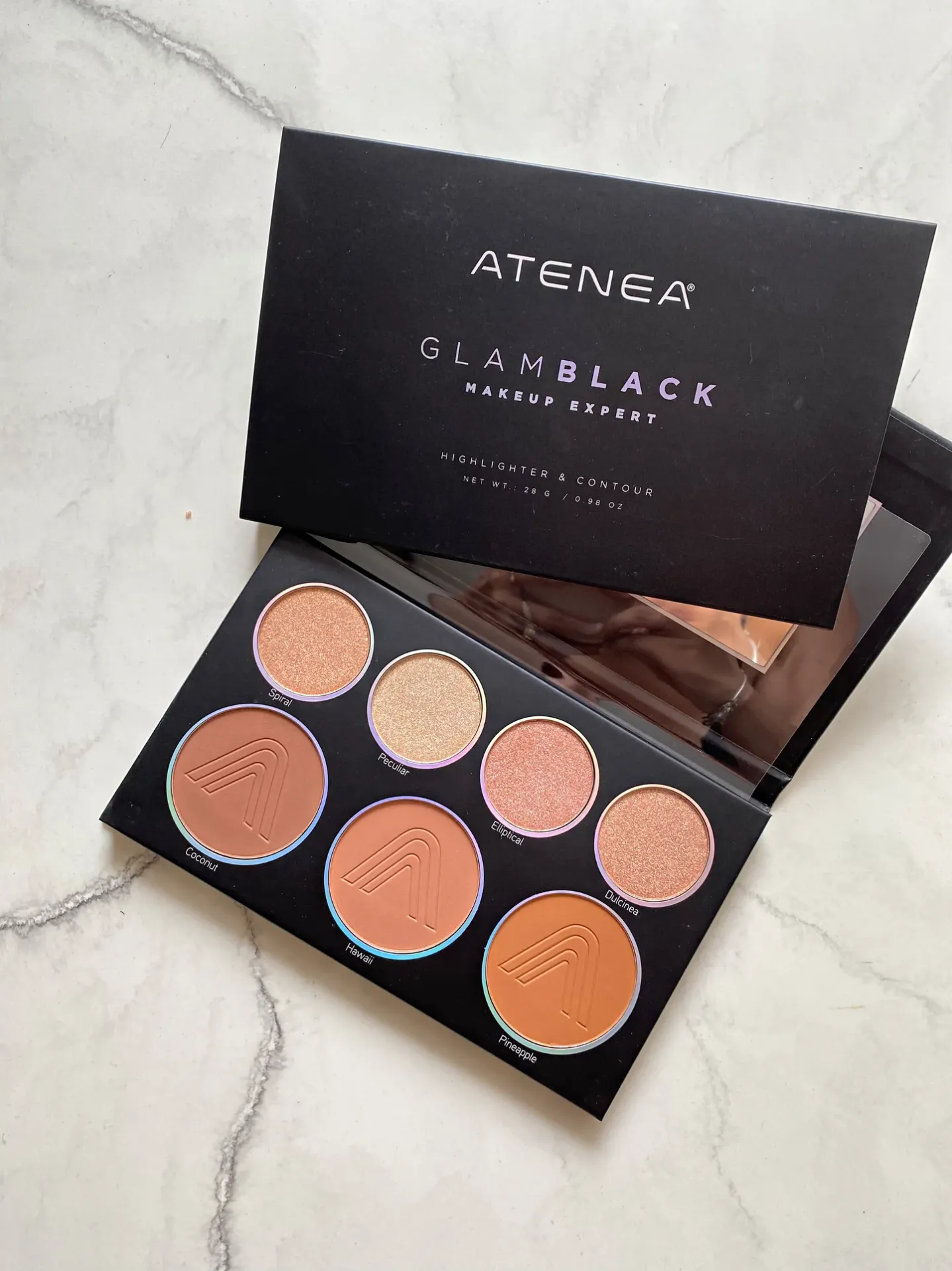 CONTORNO E ILUMINADORES GLAM  BLACK