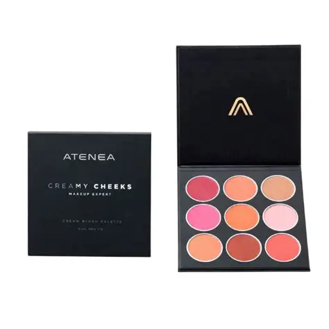 PALETA DE RUBORES EN CREMA *9 ATENEA