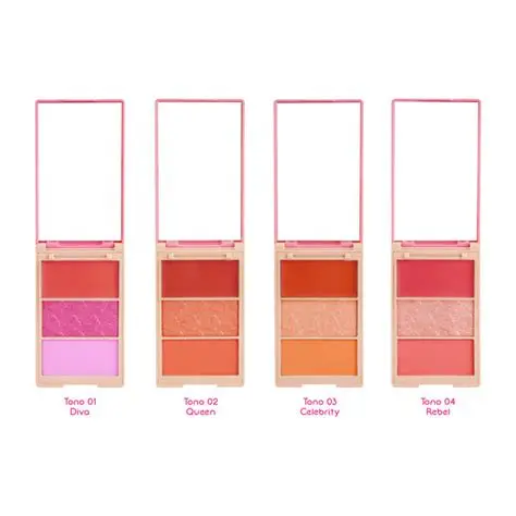 PRETTY BLUSH RUBOR X 3 PURPURE