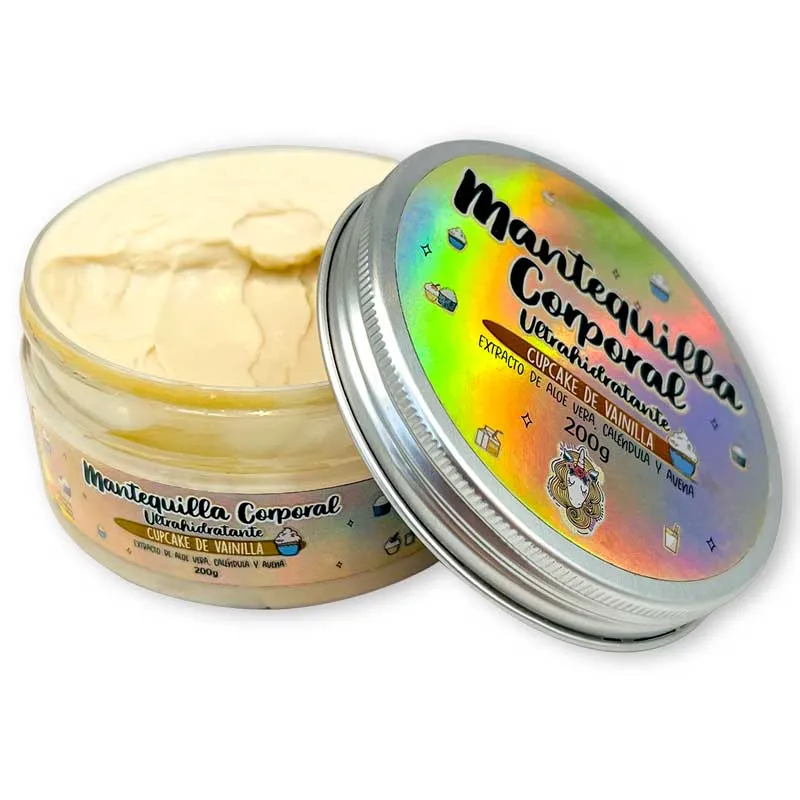 MANTEQUILLA CORPORAL CUPCAKE DE VAINILLA 200G