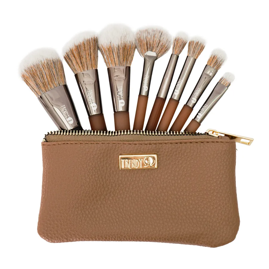 MINI KIT DE KIT DE BROCHAS TRENDY CAFÉ