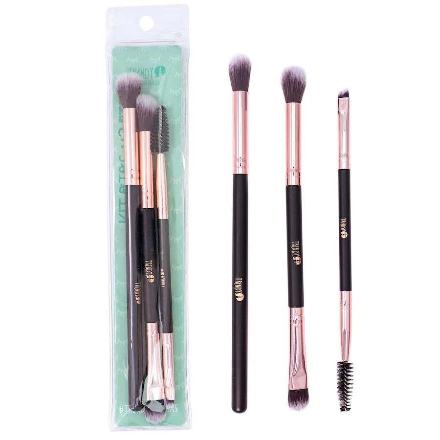 KIT DE BROCHAS X3 TRENDY LOCURA