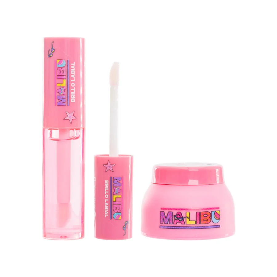 KIT DE GLOSS Y MASCARILLA BARBIE MALIBU