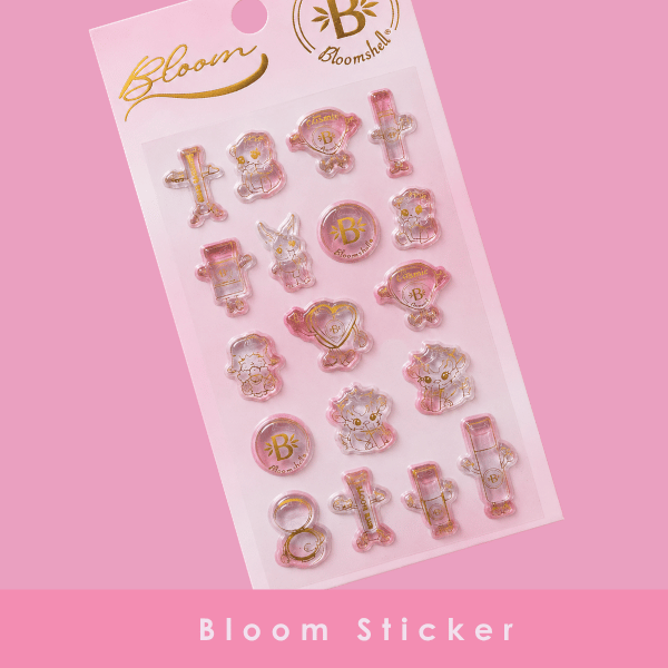 [6468321813152] STICKERS BLOMSHELL